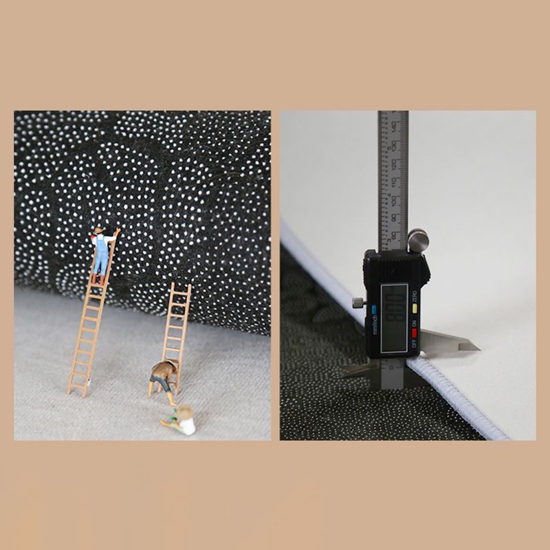 Black Nordic Carpet Polyester Line Carpet Stain Resistant Carpet for Drawing Room