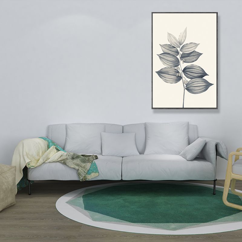 Canvas Textured Wall Decor Minimalism Style Botanical Branch Painting, Multiple Sizes