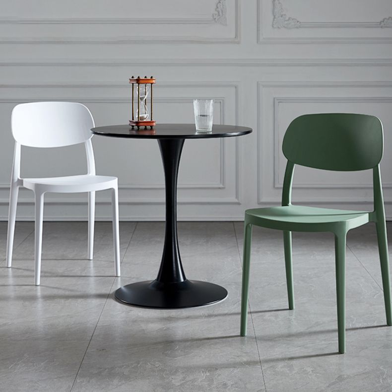 Contemporary Dining and Accent Chairs Indoor-Outdoor Open Back Dining Chair