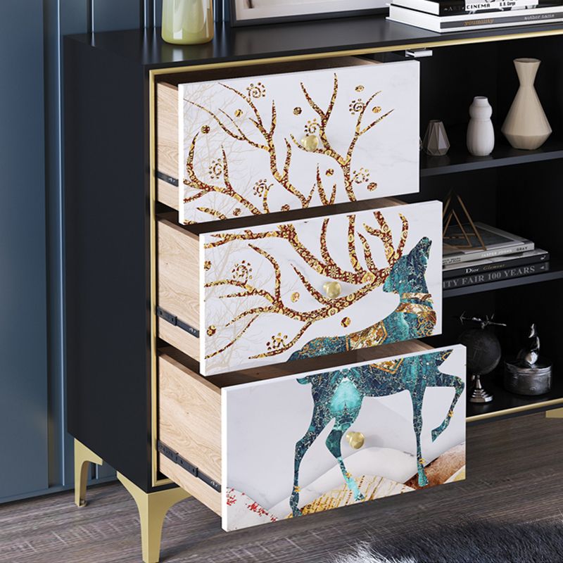 14.04-inch Width Classic Glam Storage Chest Solid Wood Storage Chest Dresser