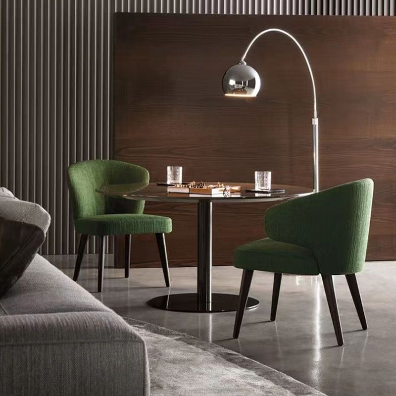 Dining Room Dining Chairs Modern Dining Side Chairs with Wood Legs