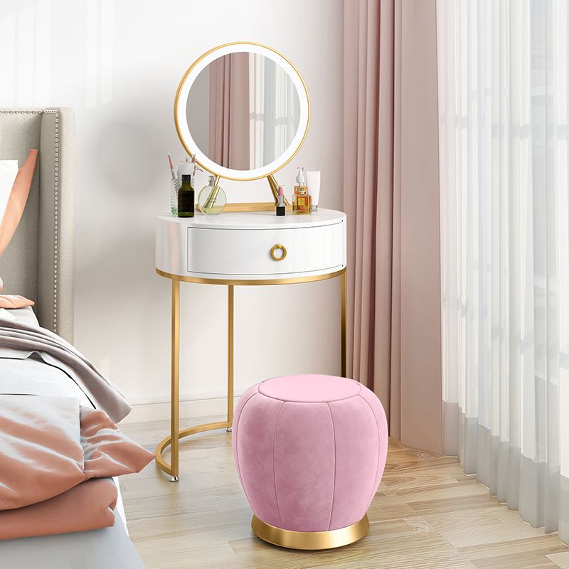 White/Green Makeup Vanity Dressing Table With Drawer 19.68" W x 29.52" H