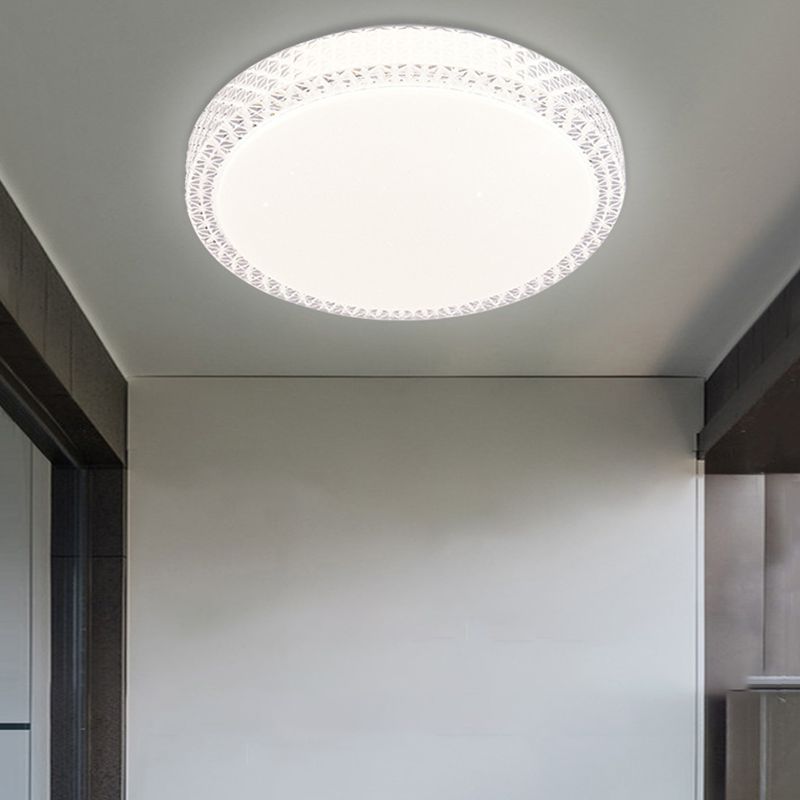 Modern Ceiling Light LED Ceiling Mount Light with Acrylic Shade for Living Room