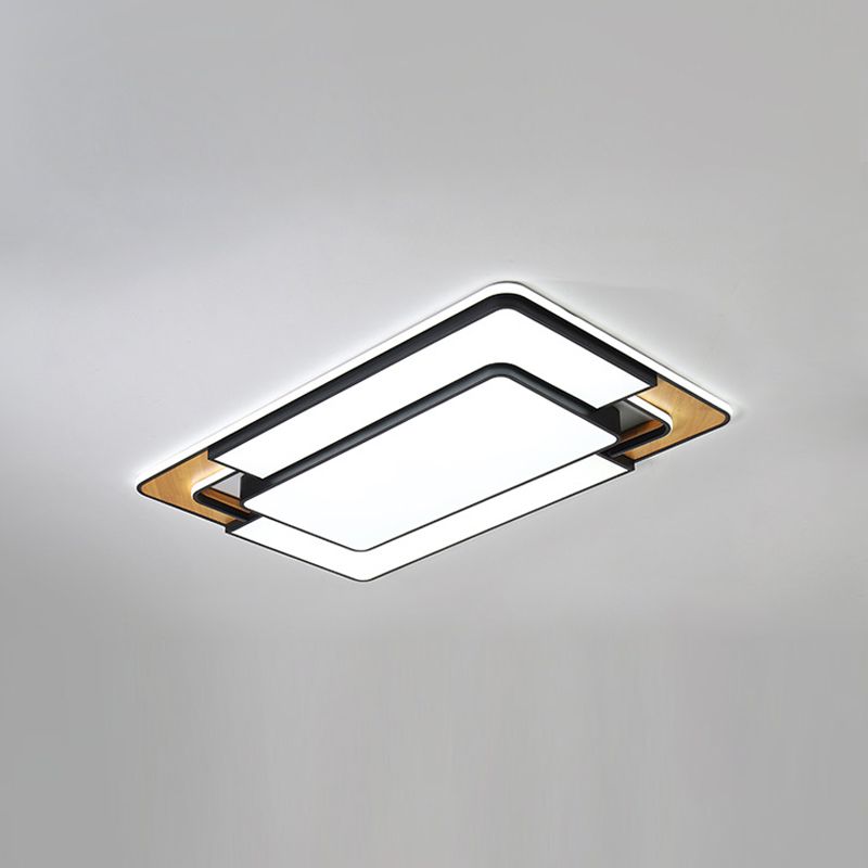 Nordic Simple Flush Ceiling Light Geometric LED Flush Mount Lighting