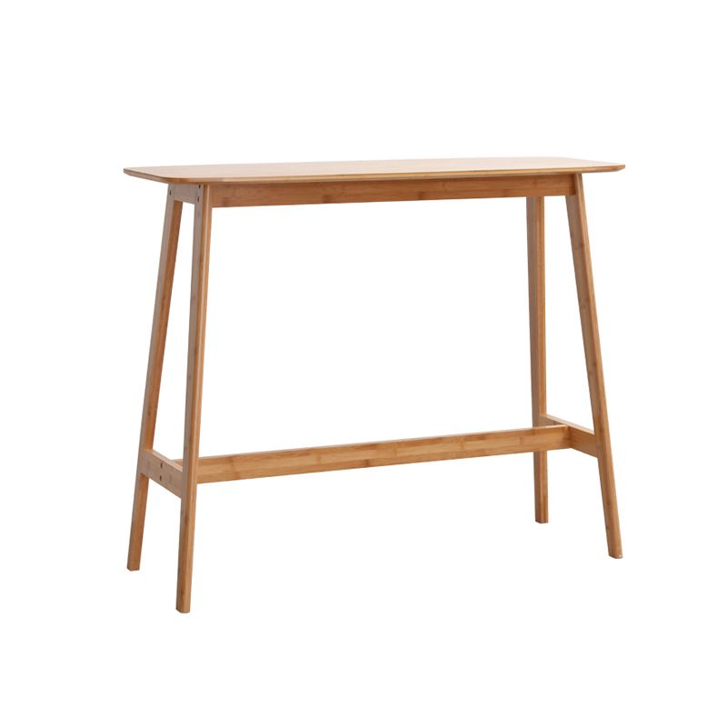 Modena Rectangular Pub Table Set 1/2/3 Pieces Wooden Counter Table with High Stools