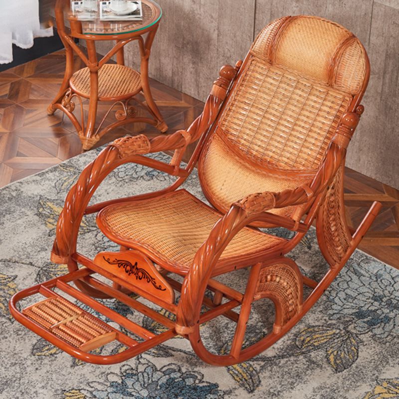 Traditional Wicker Rocking Chair Rocker Chair for Living Room