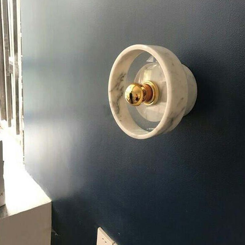 Schüssel Leuchte Leuchte moderne 1-Licht-weiße Wandlampe für Cafésgeschäft