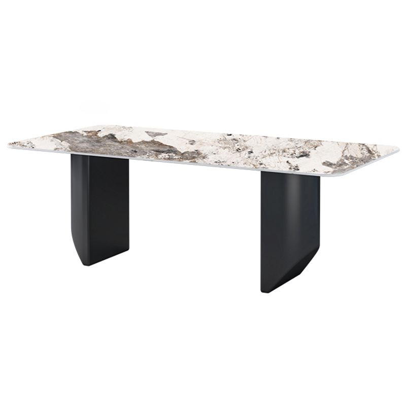 Modern 1/5/6/7 Pieces Dining Set Rectangle Stone Dining Table for Dining Room