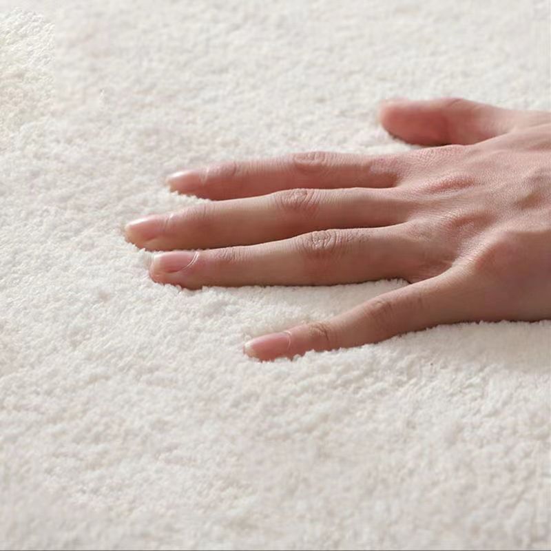 Gelb moderner Teppich Polyester Unregelmäßiger Farbpumpen Teppich Waschbar Teppich für Salon