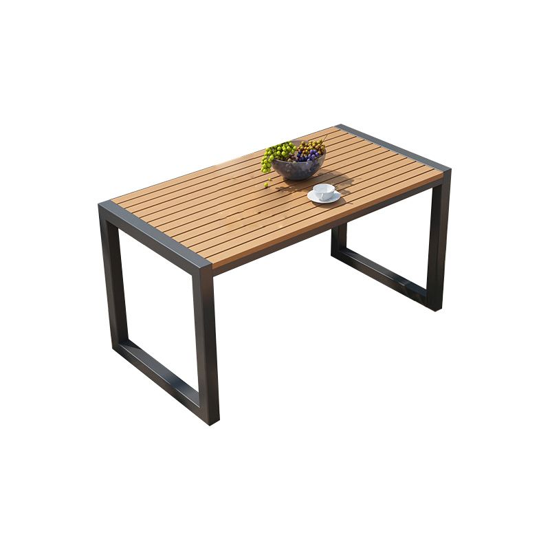 Manufactured Wood Picnic Table Set Modern 1/3 Pieces Rectangular Picnic Table Set