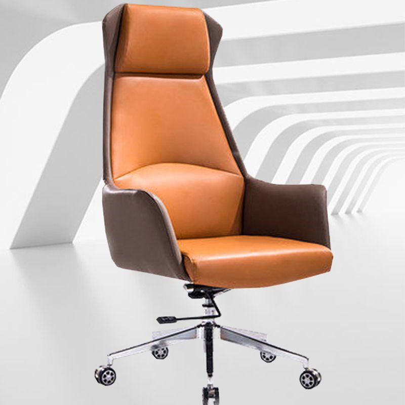 Modern Computer Task Chair Height-adjustable Office Chair with Upholstered