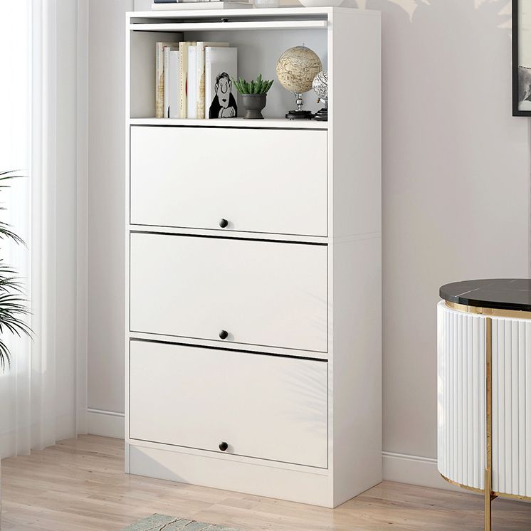 Scandinavian 11.8" Wide Standard Bookcase Manufactured Wood Bookshelf