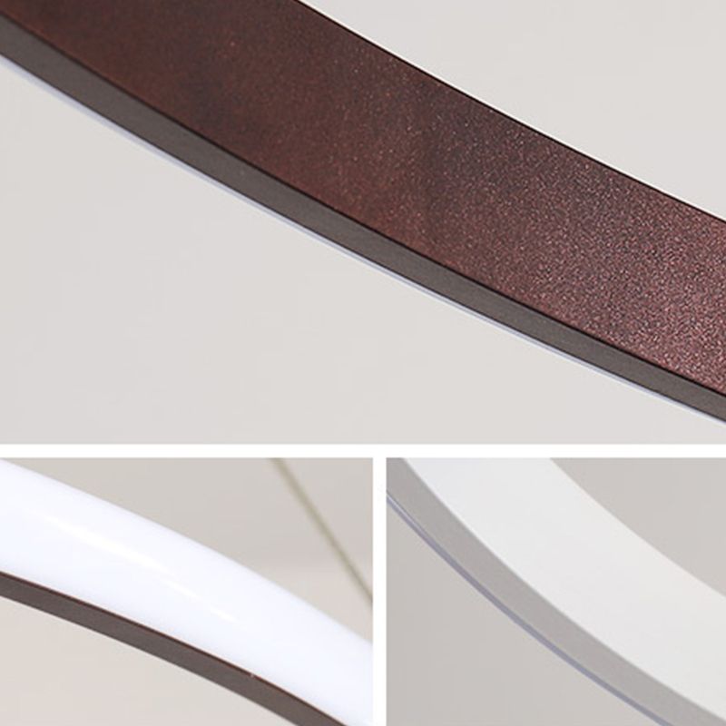 Lampadario contemporaneo a 3 lampadario circolare di lampadario ristorante il lampadario appeso