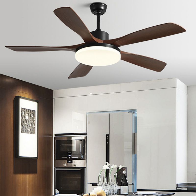 Fan Shape Metal Ceiling Fan Kid Style 1 Light Ceiling Mount Fans Fixtures
