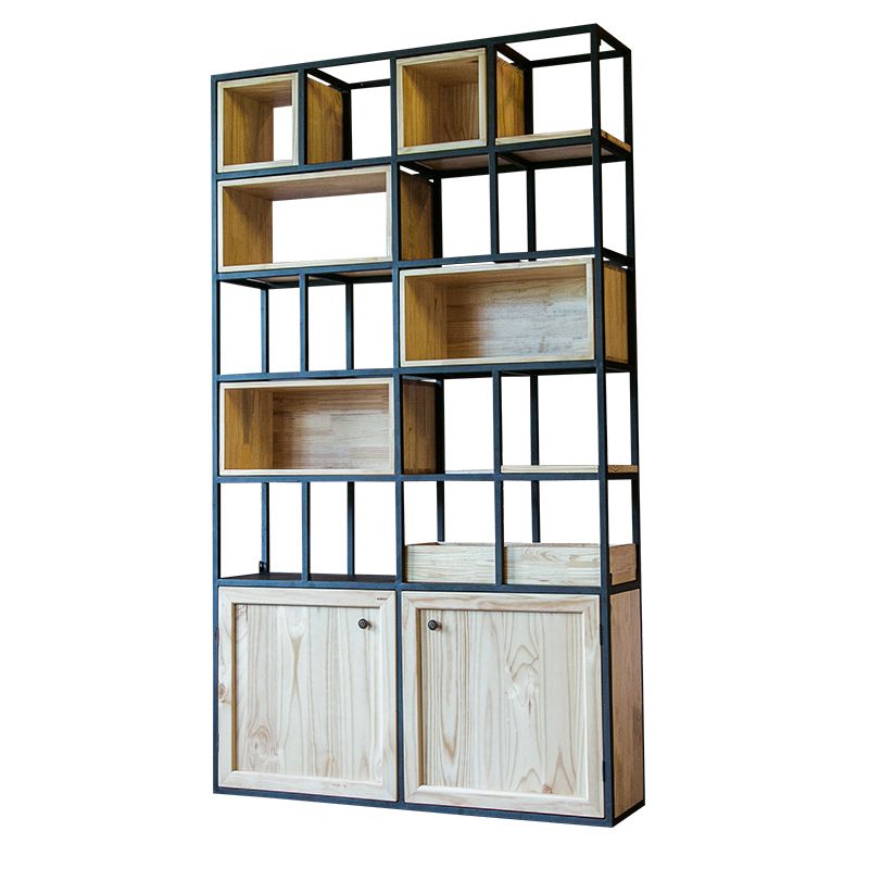 Mid-Century Modern Wine Bottle Rack Rubberwood Freestanding Wine Bottle Holder