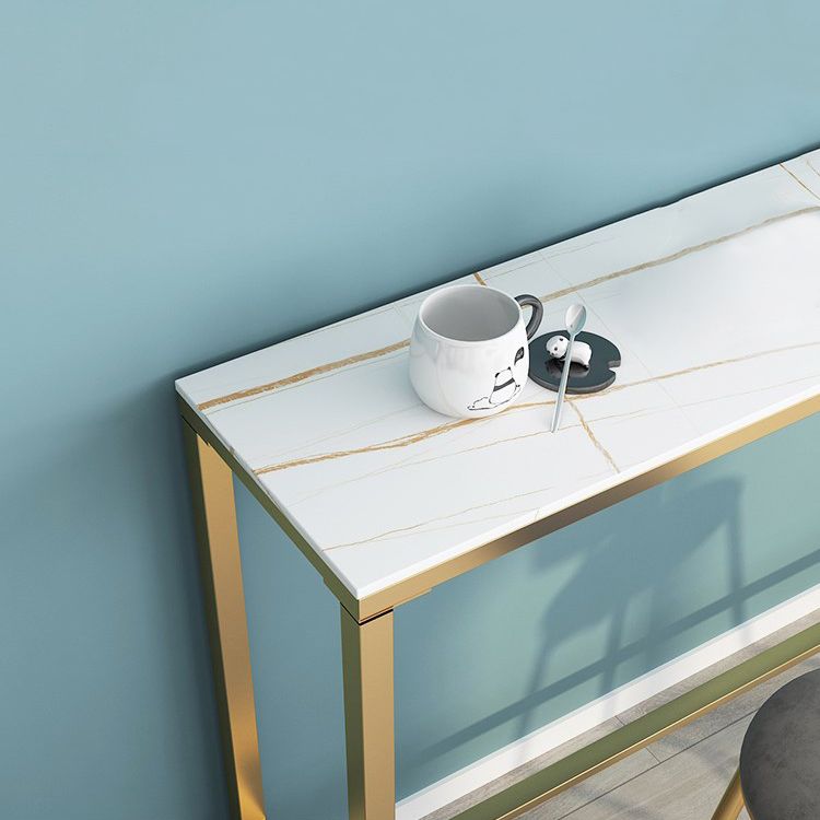 Glam 1/2/3 Pieces Sintered Stone Bar Table Set Fixed Table Counter Set for Home Use