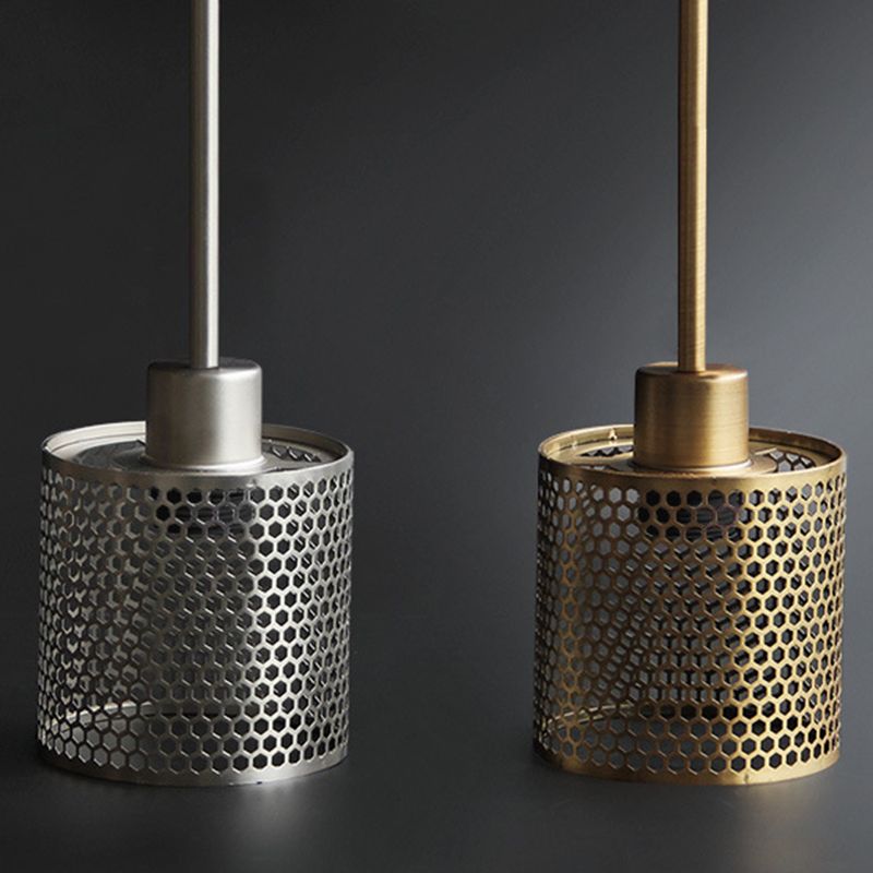 Metal and Glass Bath Sconce Industrial 1 - Light Bathroom Vanity Lighting in Gold / Sliver