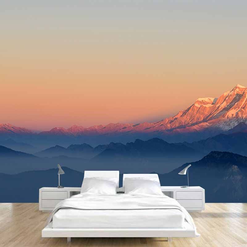 Environmental Wall Mural Wallpaper Mountain Range Bedroom Wall Mural