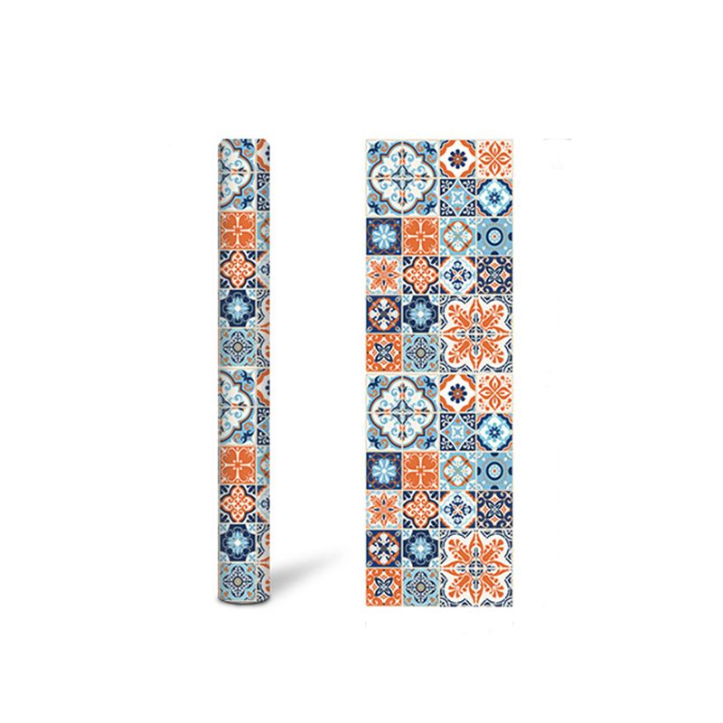 Modern Vinyl Plank Flooring Porcelain Tile Look Self Adhesive PVC Flooring