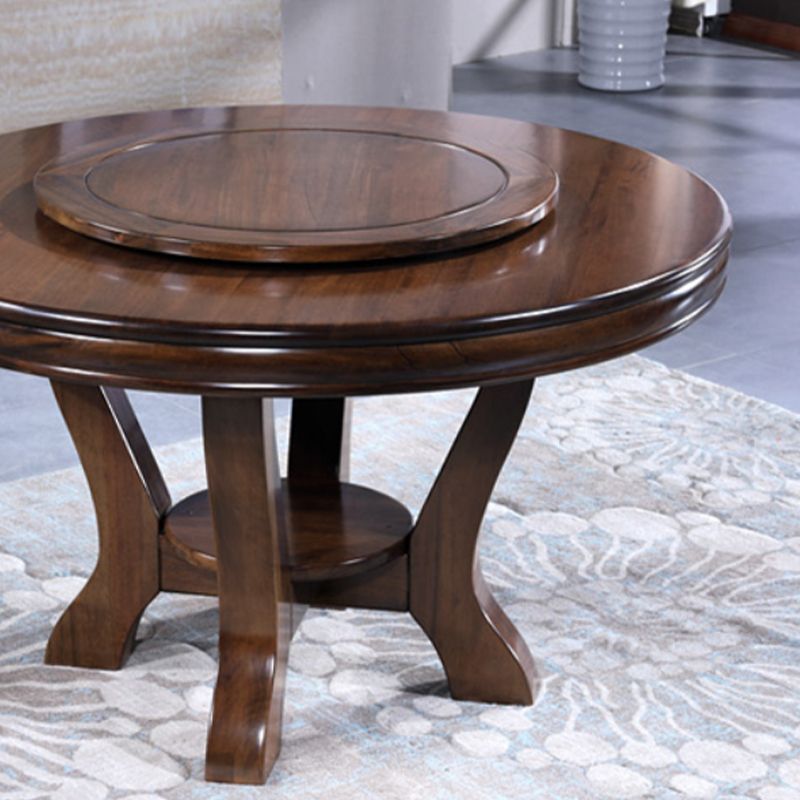 Solid Wood Dining Room Table Traditional Pedestal Dining Table