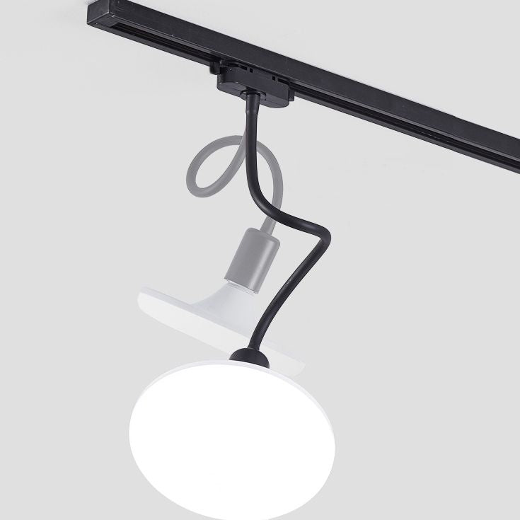 Nordic Circular Metal Track Lighting Kits Flush Ceiling Light Fixture for Foyer and Bedroom