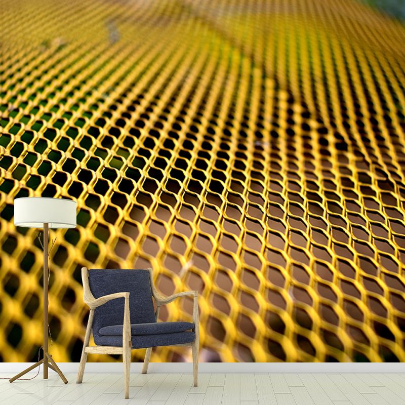 Dark Color Metal Mural Mildew Resistant Decorative Bedroom Mural