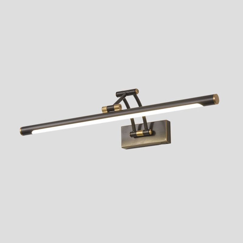 American Brass Vanity Light Straight LED Adjustable Mirror Light for Bathroom