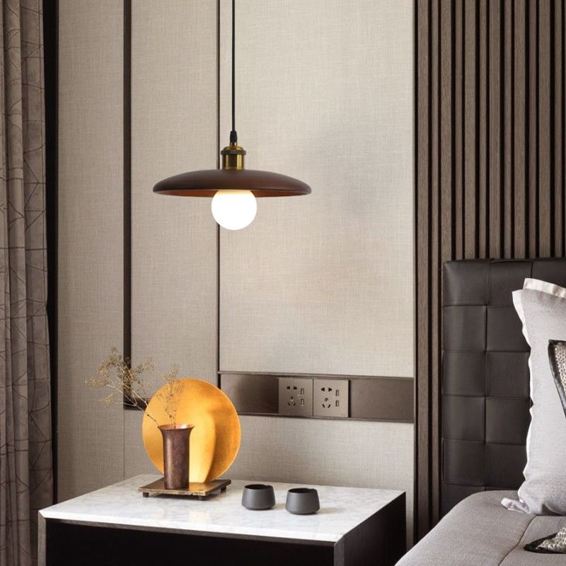 Hölzerne Suspension Anhänger Licht minimalistischer Stil Anhänger Beleuchtung