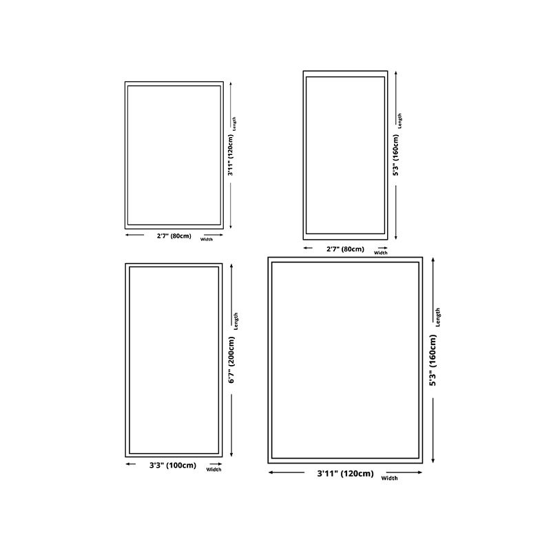 Contemporary Living Room Rug Graphic Print Carpet Polyester Stain Resistant Indoor Rug