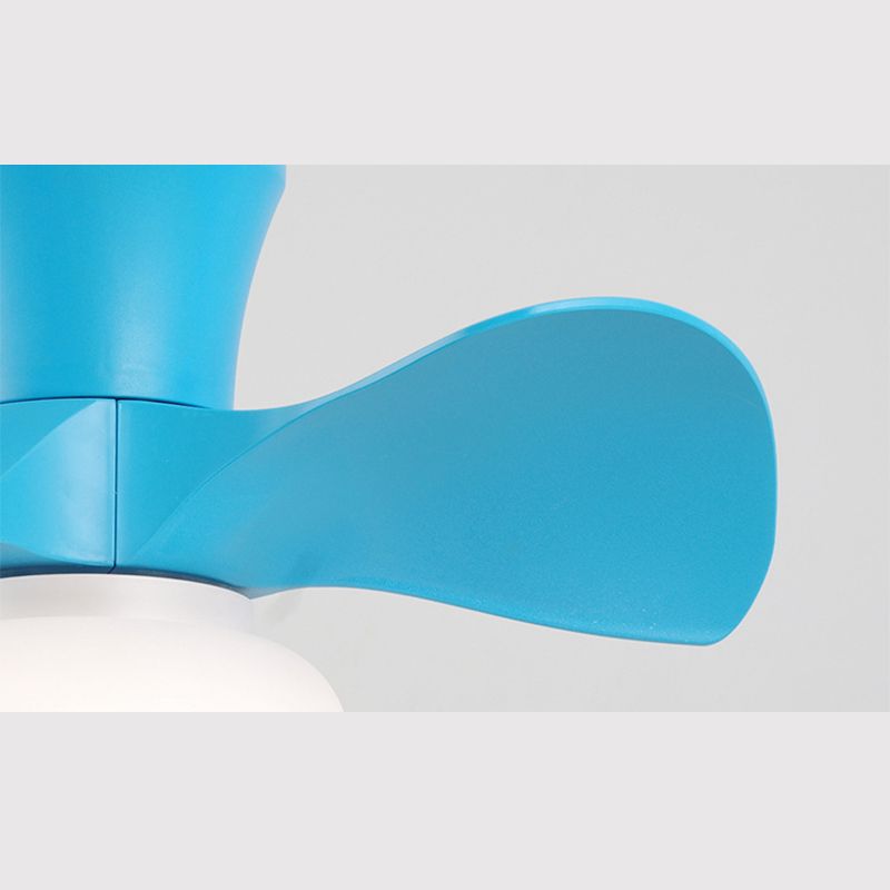 Macaron Round Hanging ventilador acrílico para niños acrílico dormitorio led semi rasgador de rubor