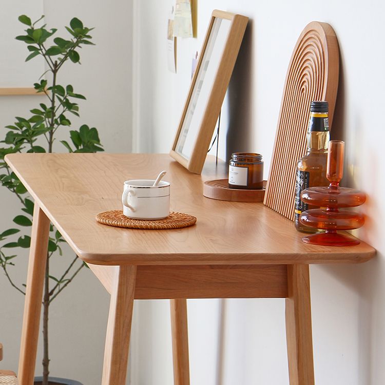 Modern Rectangular Bar Table Solid Wood Bar Table for Dining Room