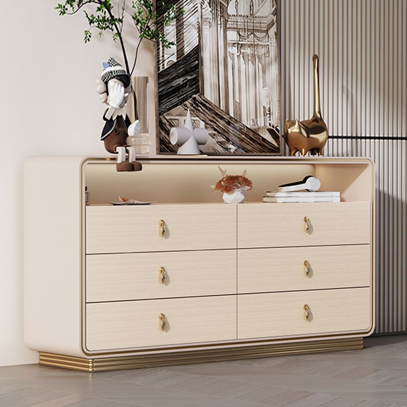 15.6-inch Width Solid Wood Storage Chest Classic Glam Storage Chest Dresser