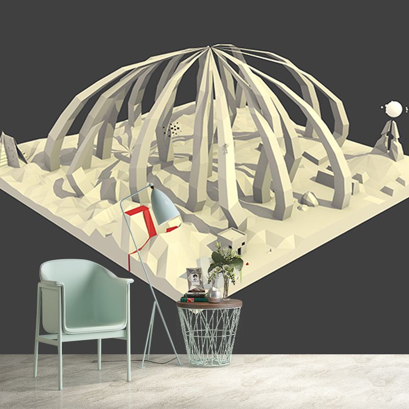 Artistic 3D Illusion Mural Environment Friendly Decorative Mural Novelty Style Wall Art