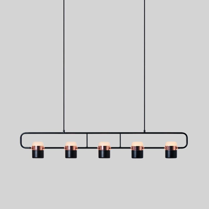 Contemporary Pendant Lights Cylinder Hanging Lights for Kitchen Island