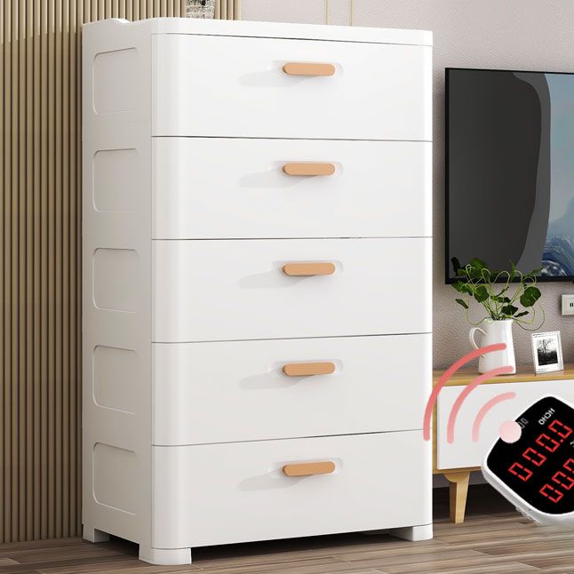 Contemporary Lingerie Chest Plastic Chest with Drawers for Bedroom