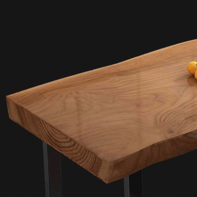 Industrial Solid Wood Dining Table Set 1/3/5 Pieces Dining Set for Home Use