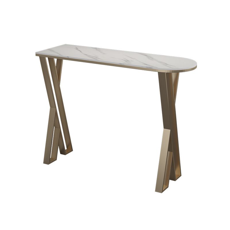 Tavolo da bar per pub interno in pietra glam tavolo da pranzo in ghiottino con doppio piedistallo