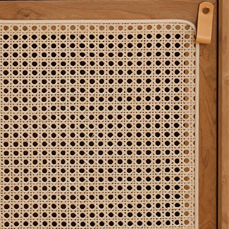 Minimalism Rectangle Storage Cabinet Solid Wood Accent Cabinet