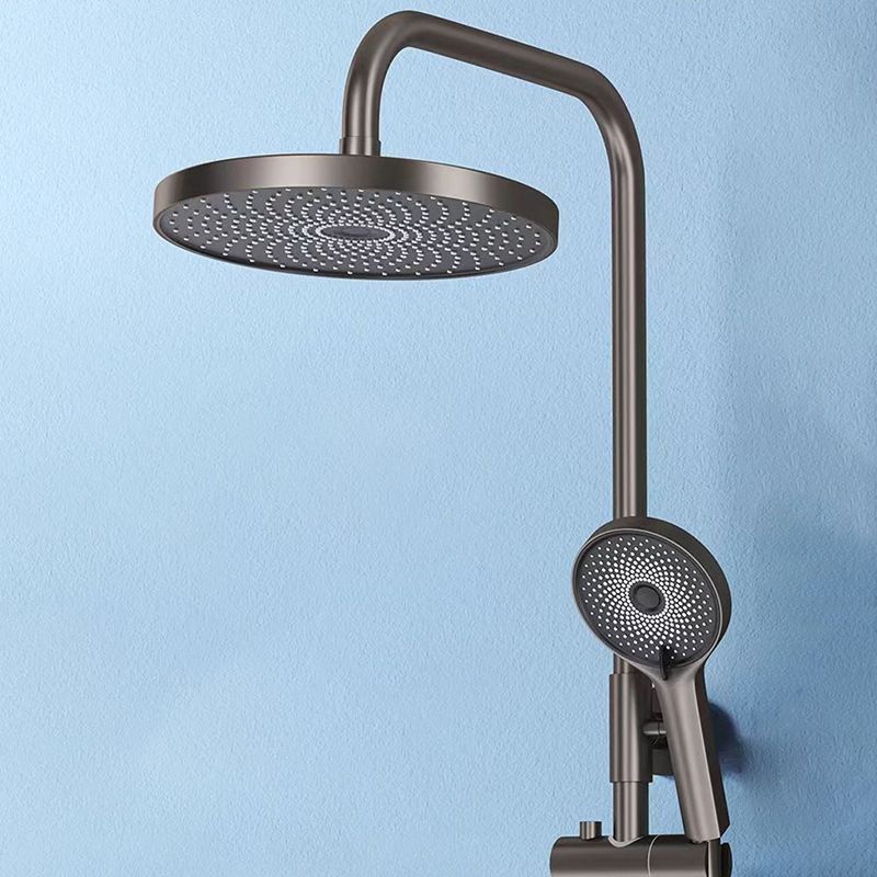 Modern Wall Mounted Shower System Dual Shower Head Shower Set