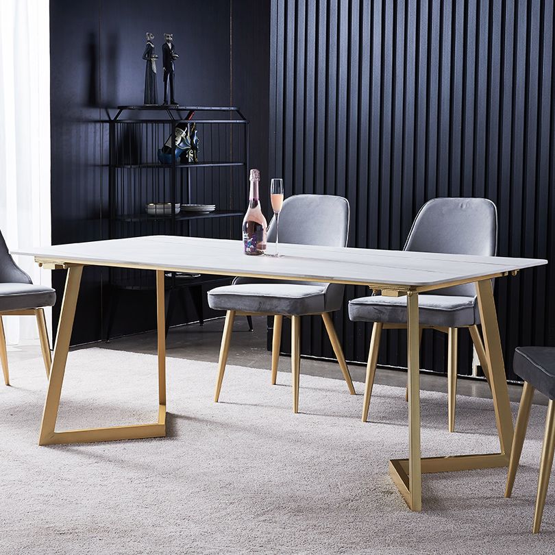 Contemporary 1/2/5/7 Pieces Dining Set Stone Dining Furniture