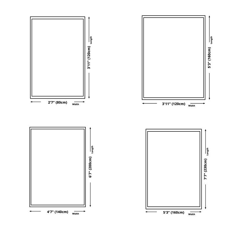 Fancy Abstract Print Area Tapijt Modern Polyester Area Tapijt Non-slip achterste tapijt voor thuisdecoratie