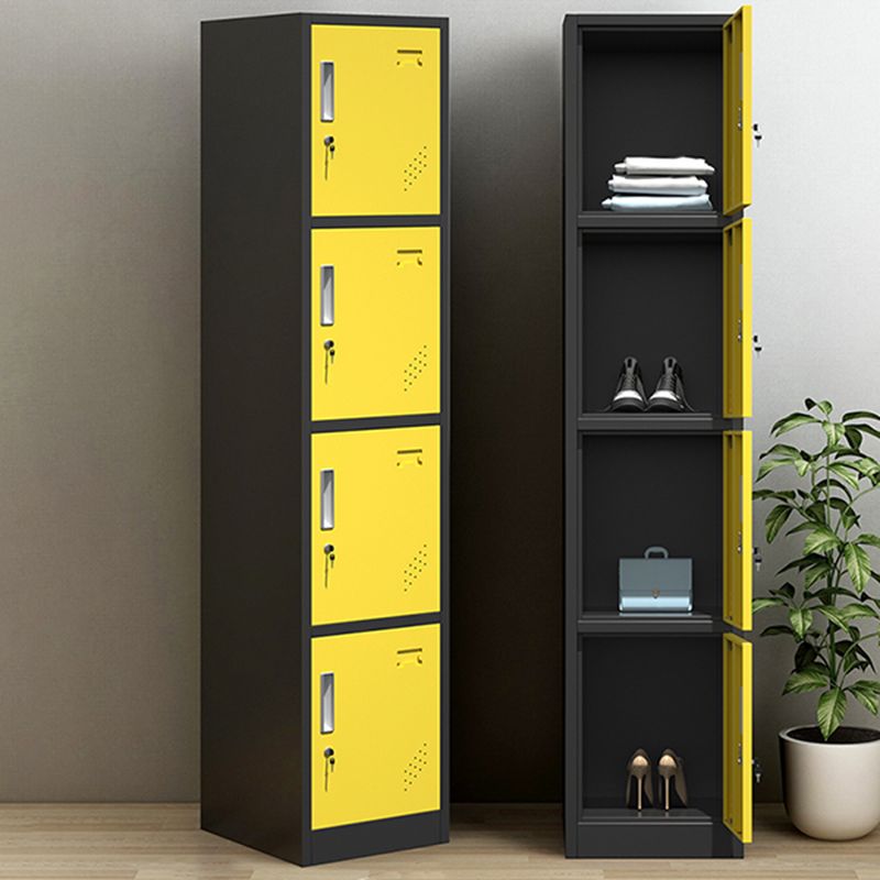 Modern Style Wardrobe Metal Wardrobe Closet for Home,16.54" D x 14.96" W x 70.87" H