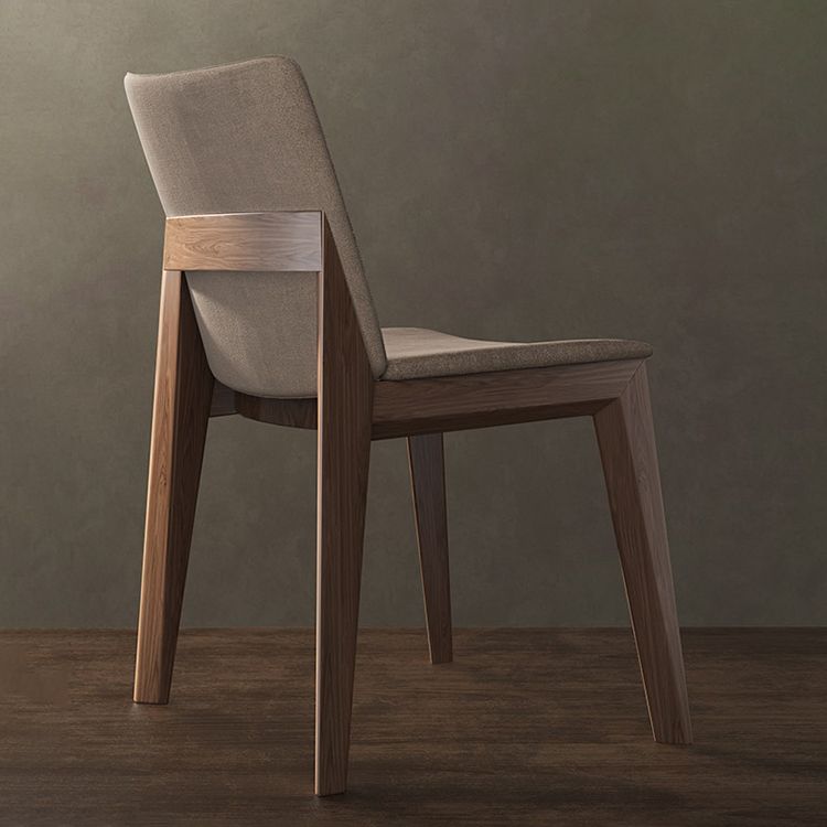 Sillas de comedor de estilo moderno, cocina, comedor, silla lateral sin brazos de madera