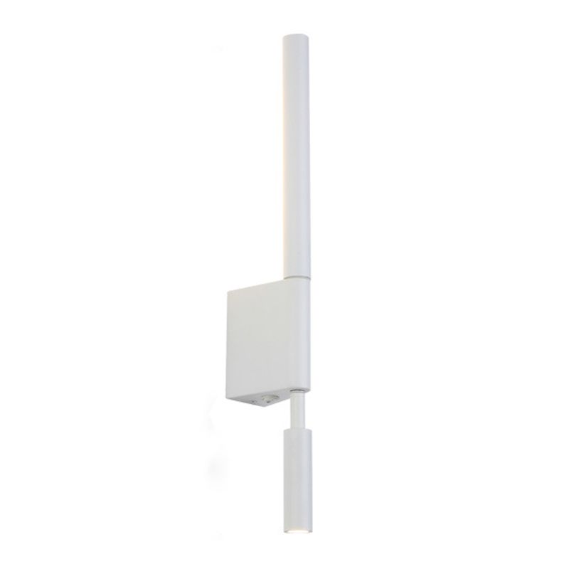Modernism 2-Light White Wall Mounted Sconce Metallic LED Wall Light