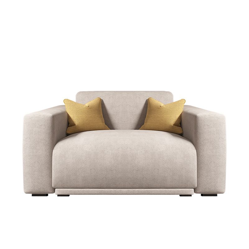 Scandinavian Tight Back Square Arm Sofa/Sectional with Stationary for Living Room