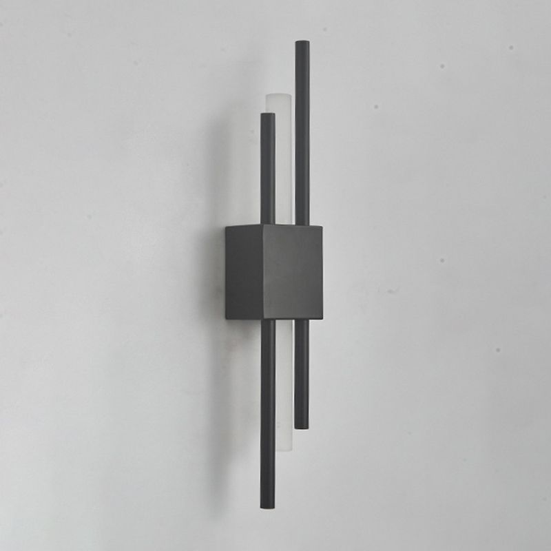 Contemporary Geometric Wall Lamp Metal Wall Light Fixture for Living Room
