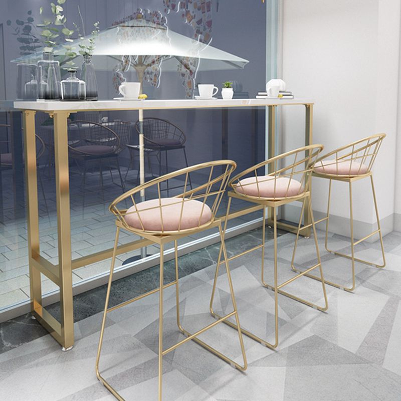 Rectangle Bar Table Contemporary Pub Table for Indoor and Breakroom