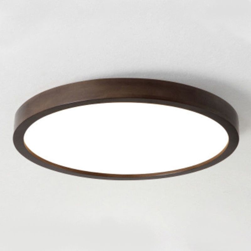 Geometría de la lámpara de techo LED de la lámpara de madera moderna 1 Monte de descarga de luz para el dormitorio de restaurante