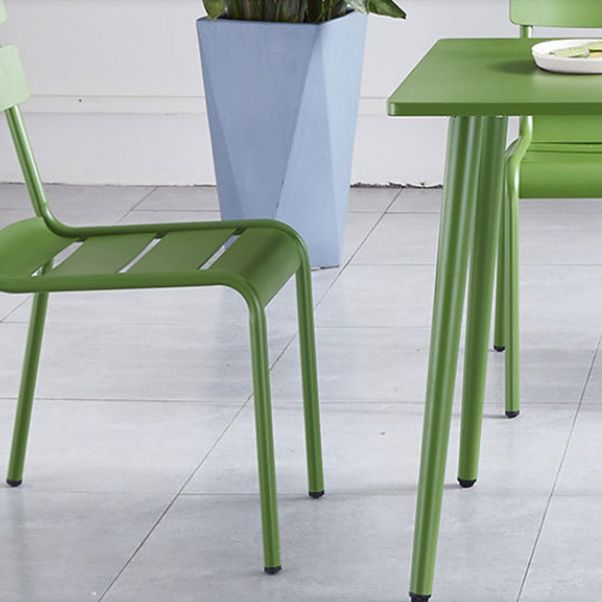 Contemporary Bistro Table Set 1/3/4/5 Pcs Metal Bistro Set for Small Places