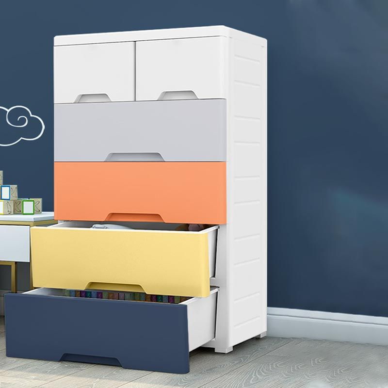 Non-Hanging Armoire with Drawer Contemporary Storage Cabinet